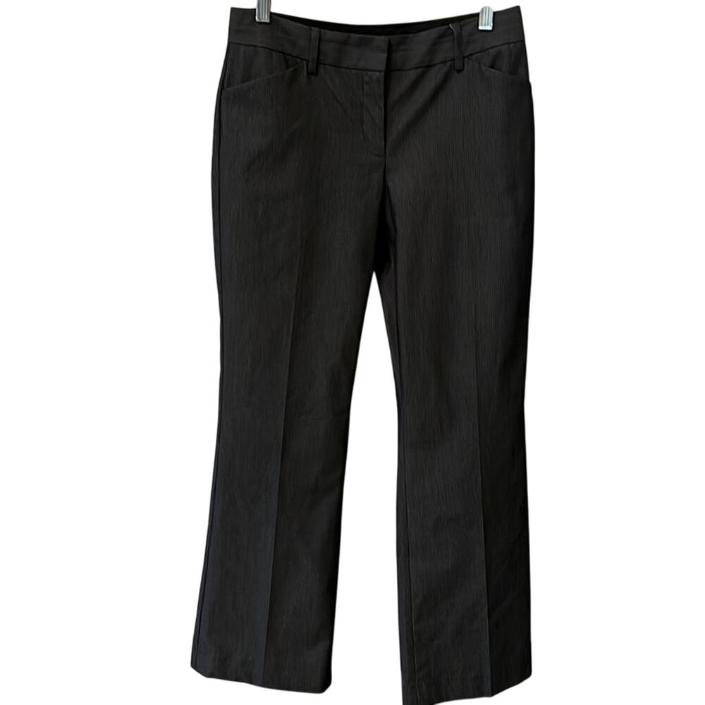 Express Gray Pinstripe Dress Pants Vintage Y2K Office Siren Low Rise Size 4
